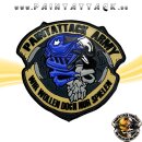 Paintattack Paintball 3D Rubberpatch Blau