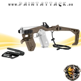 Glock Bodykit Recover 20/21 Stabilizer Komplettkit inkl. Holster für 10 mm / .45 ACP, Tan, Kompatibilität C