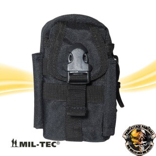 Koppeltasche - Taktische Molle Commando Funkgerättasche schwarz - Pouch für Airsoft & Paintball